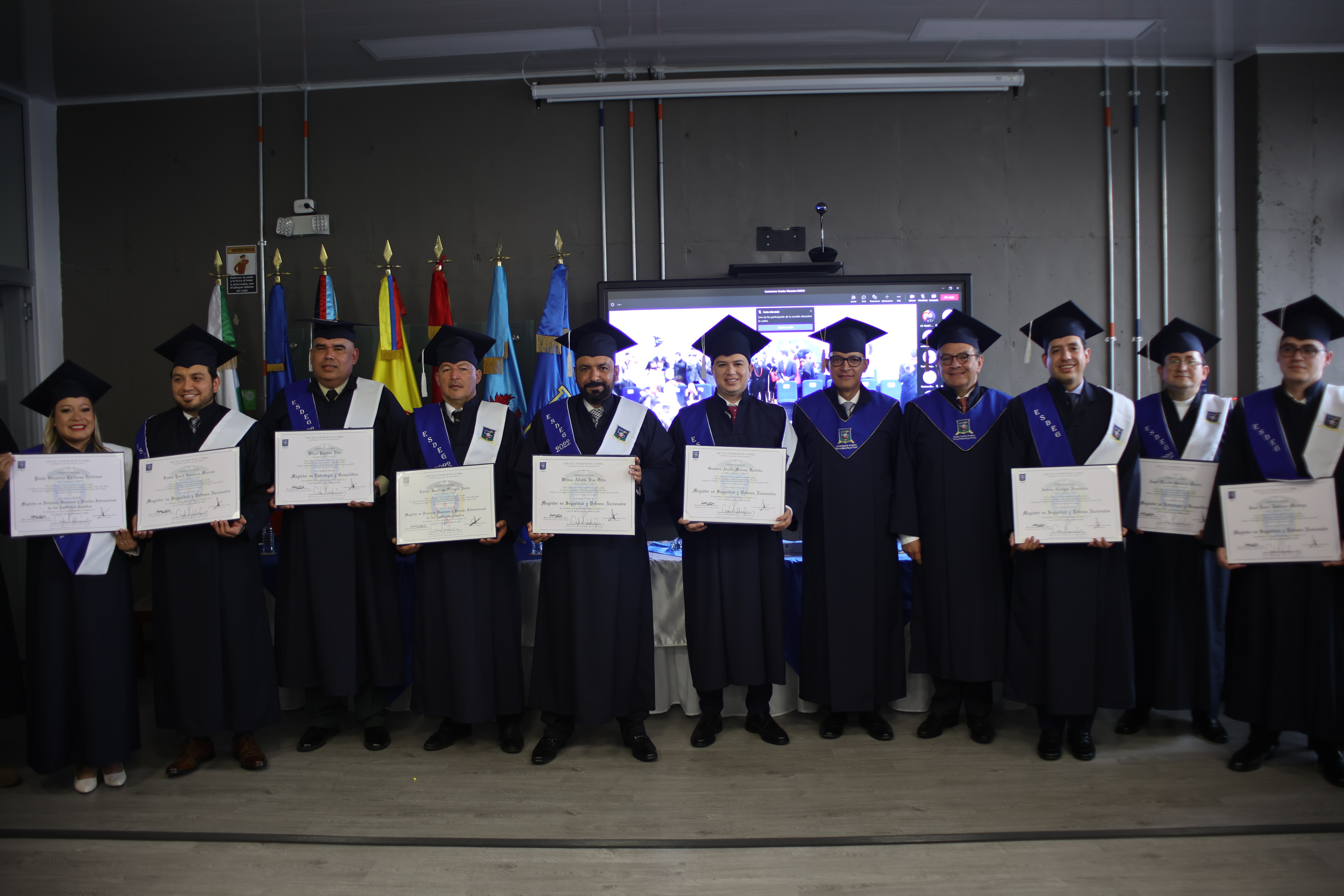Ceremonia de grado de las maestrías