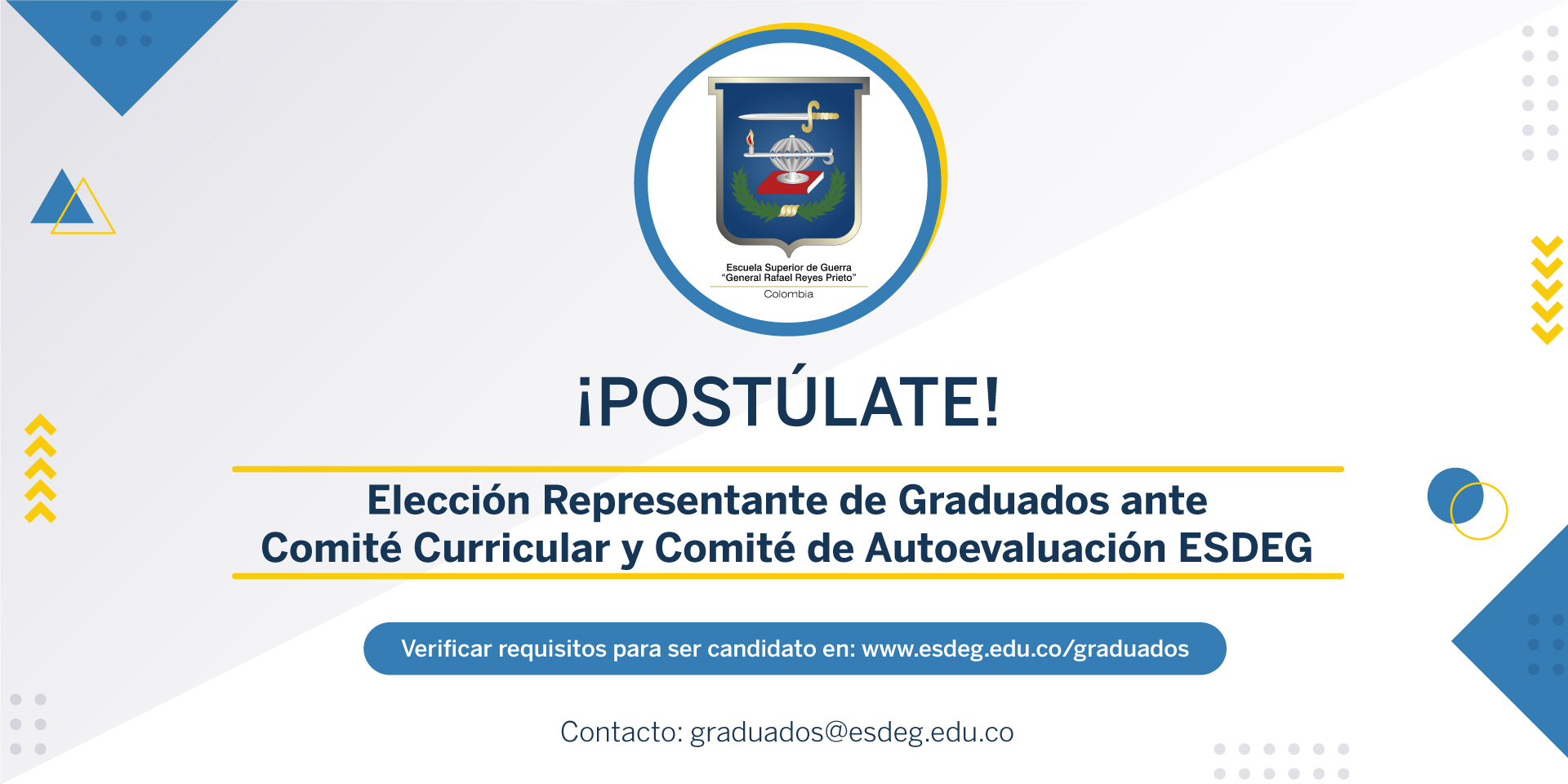 PARTICIPACIÓN PROCESO DE ELECCIÓN REPRESENTANTE DE GRADUADOS ANTE COMITÉ CURRICULAR Y COMITÉ DE AUTOEVALUACIÓN