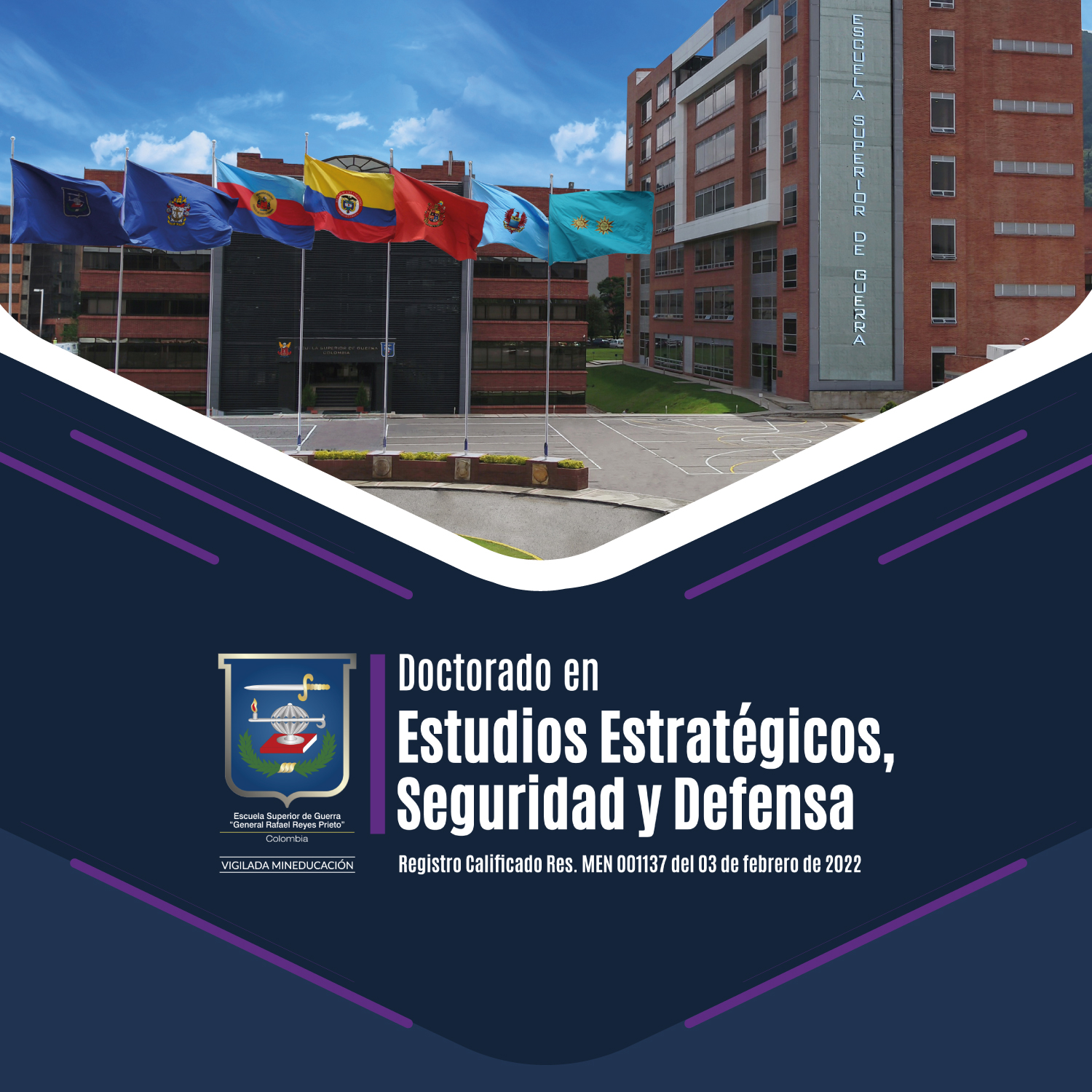 Banner Doctorado en Estudios Estratégicos, Seguridad y Defensa