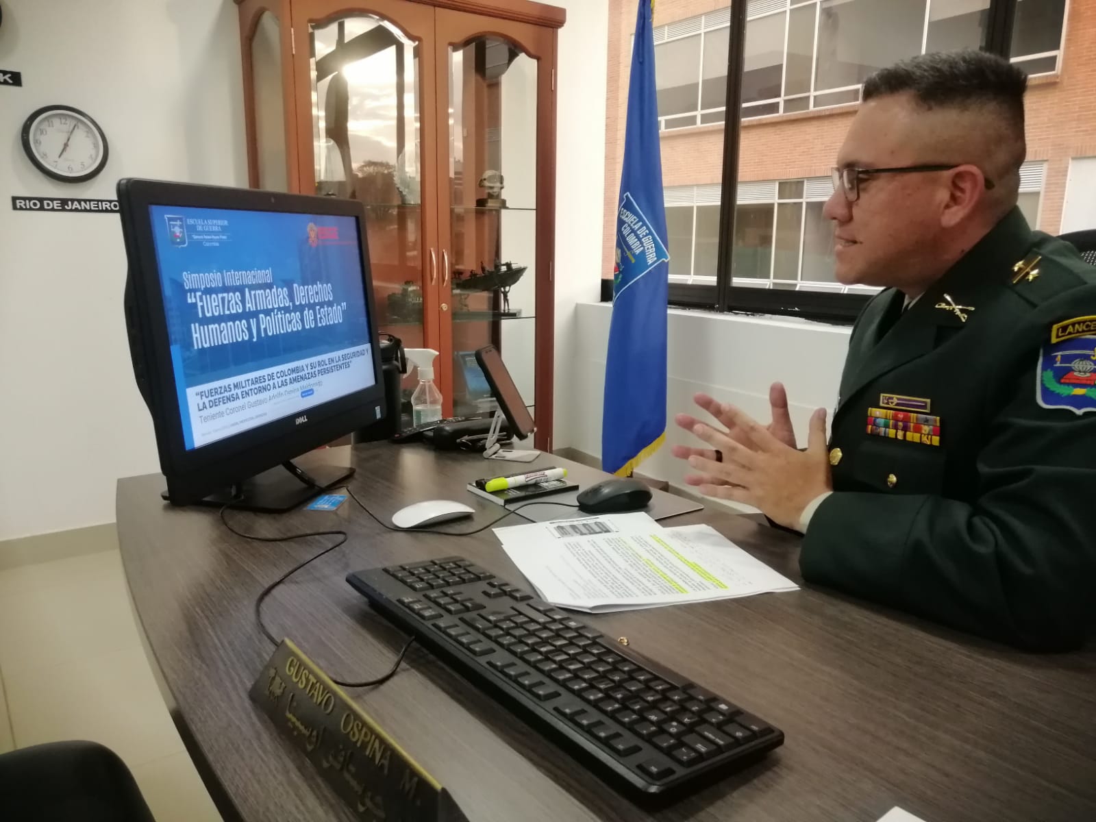 La Escuela De Guerra participa del Simposio Internacional con el Ejército de Perú